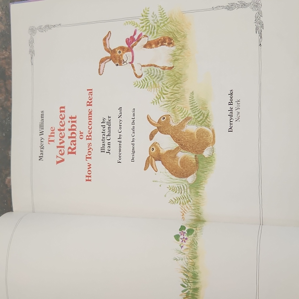 The Velveteen Rabbit Illustrated Book Vintage Collectible Kids Story - Picture 2 of 3